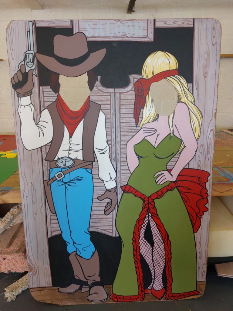 wild west saloon peek a boo